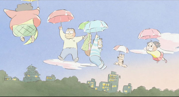 Le style de Takahata sur Mes Voisins les Yamada