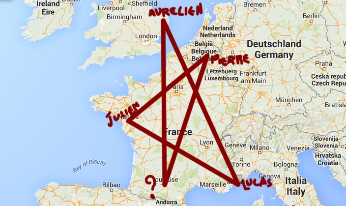 Carte occulte des chroniqueurs de Cinéphylis