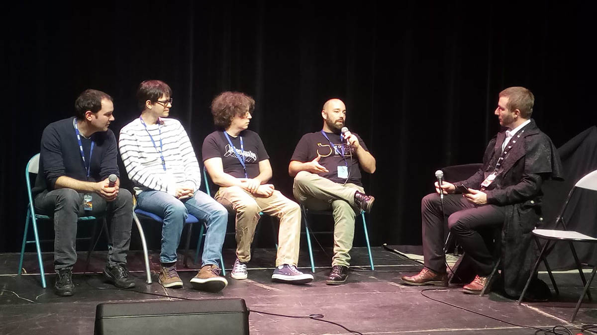 Interview de l'équipe de Monsieur Bobine au salon du Seuil de l'Imaginaire 2019